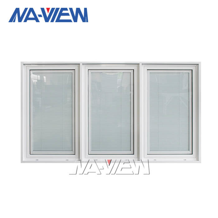 Chinese Naview Long สูงแคบ 3 Lite หน้าต่างบานหน้าต่างกระจกสามชั้น